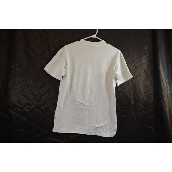 West Vancouver 14 Kilometer Coho Run 1990 Medium White Shirt Hanes Vintage YMCA - Picture 5 of 12